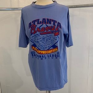 Vintage 90’s Atlanta Braves Limited Edition National League Champions T-Shirt